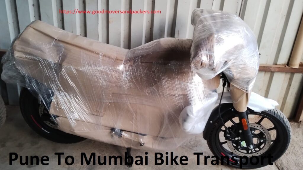 Pune To Mumbai Bike Transport